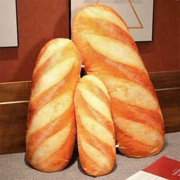 Gấu Bông 3D Bánh Mì - Gối Ôm Bánh Mì Quà Tặng Đồ Chơi Gác Chân Tựa Lưng 3