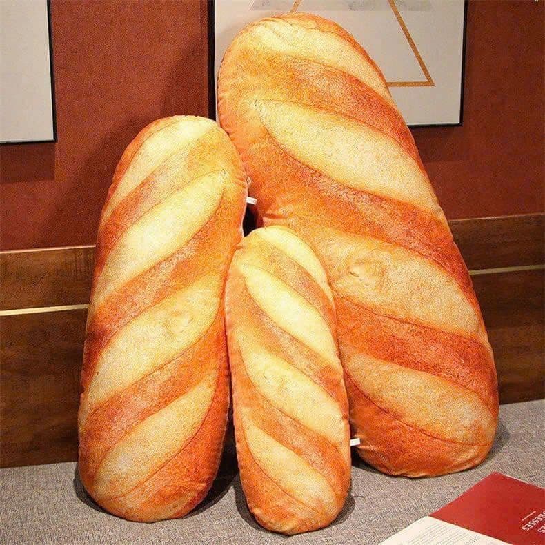 Gấu Nhồi Bông Hình Bánh Mì In 3D Siêu Mềm Êm Dáng Độc Đáo Chất Liệu An Toàn Thoải Mái Khi Cầm Hót Trending