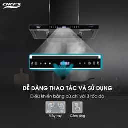 Máy hút mùi Chefs EH-R105E7G | Tự động làm sạch động cơ 3