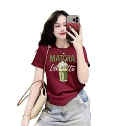 [ Áo Thun MỎNG ] Áo thun cotton nữ Bình Dân cổ tròn vải mỏng nhẹ mịn mát free size 33- 48kg- mát chaa-thuthu87 3