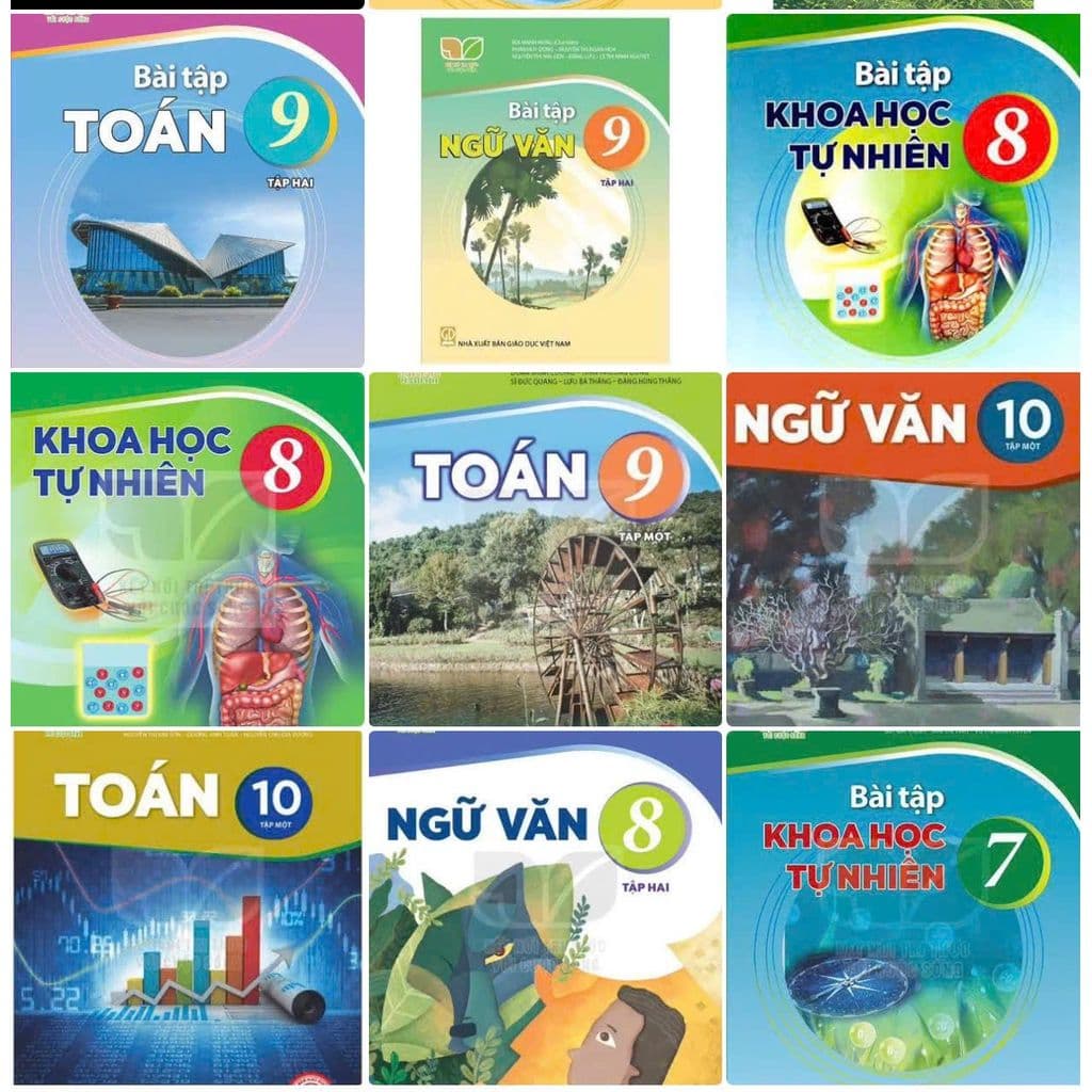 Lẻ vở ngữ văn toán khoa học tự nhiên ..  lớp 6,7,8,9,10 kết nối tri thức