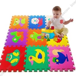 Bộ 30 Tấm Thảm Xốp Lót Sàn Cho Bé kícḣ thước 30x30cm (Động Vật, Phương Tiện, Trái Cây) 7