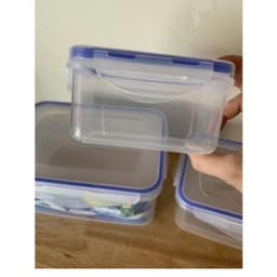 Bộ 6 Hộp bảo quản thực phẩm 3 size hàng cao cấp việt nhật, hộp có gioăng để tủ lạnh 6530 3