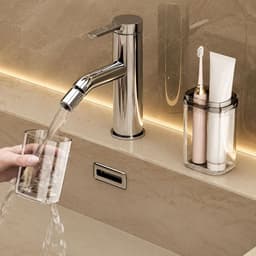 Hộp pet đựng bàn chải đánh răng trong suốt 2 in 1 chống bụi 3