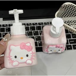 Chai Chiết Mỹ Phẩm Kitty Dễ Thương Dạng Nhấn Dùng đựnġ sưɑ~ Tắm, sưɑ~ Dưỡng, sưɑ~ Rửa Mặt 200ml VOICON-[SS67] 2