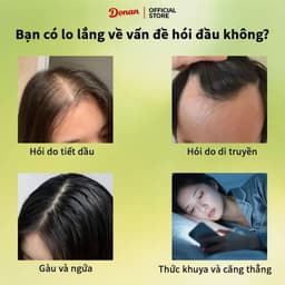 (Chính Hãng) Donan Xà phòng gội đầu - Làm sạch da đầu, giảm rụng tóc, kích thích mọc tóc mới, giúp tóc dày và chắc khỏe. 4
