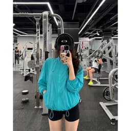Áo Gió Thể Thao K259 Vải Dù Cao Cấp - Áo Khoác Tập Gym, Thể Dục Đa Năng Chống Thấm Nước Dáng Khỏe Khoắn 4