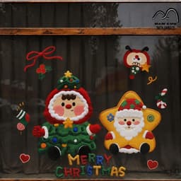 [HỎA TỐC] Decal Dán Kính ,Trang Trí Giáng Sinh Noel, NHẬN DECOR MẪU THEO YÊU CẦU 8