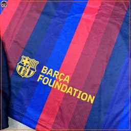 Bộ Thể Thao, Bộ Quần Áo Đá Bóng CLB BARCELONA mùa 2026/2027 Chất Vải Thoáng Mát Thấm Hút Cực Tốt 4