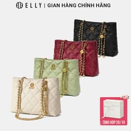 [Tặng hộp 20.10] Túi đeo chéo nữ ELLY EL377 da tổng hợp đeo vai thời trang 1