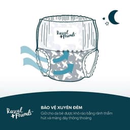 [GÓI TRẢI NGHIỆM] Bịch 2 Miếng Tã Bỉm Cao Cấp New Zealand Rascal Friends & Rascals Cocomelon Cho Bé - hyhybaby 5