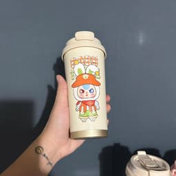 Bình Giữ Nhiệt Inox 304 Baby Three Cute Có Quai Xách 500ML - Bình Giữ Nhiệt Cho Bé 5