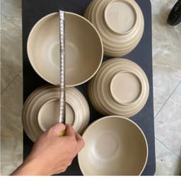 Bát Canh ,Tô nhựa 16 cm, 19cm hàng cao cấp Việt Nhật 2 size, Bát nhựa ăn bún miến, phở quán ăn 4