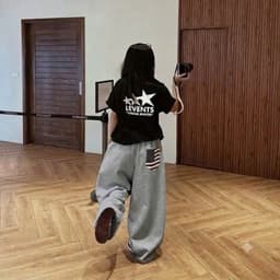 [ Rẻ Vô Địch ] Quần dài thêu chữ ký Unisex chất nỉ ống suông theu xù lá cờ mỹ hót quanh năm 4