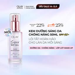 [KOL] [MỚI] Kem Dưỡng Da Chống Nắng Mỏng Nhẹ OLAY SUPER SPF 50+ | PA++++ Chai 50ML 1