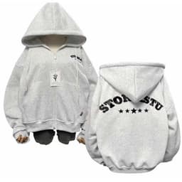 Áo khoác nỉ unisex tay phồng, nhiều màu sắc - CHỮ VIỀN TAY PHỒNG hot trend cho nam nữ mới nhấT 5