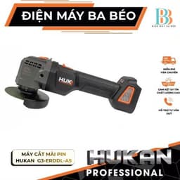 Máy Cắt Mài Pin HUKAN G3-ERDDL-A5, Xoay Góc Cắt 180 Độ - Có Chống Giật Ngược - Không Chổi Than 1