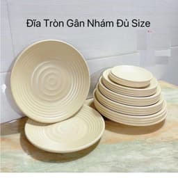 Combo 5 Đĩa nhựa tròn Thái hàng cao cấp Việt Nhật, đĩa đựng đồ ăn hoa quả phong cách sang trọng 8