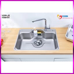 Chậu Rửa bát 1 Hố Nobinox NL724D, Kích Thước 72x48cm | hàng chính hãng 5