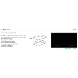 Bếp từ đôi FASTER 666PLUS | Công nghệ inverter tiết kiệm điện | Đa tính năng, dễ sử dụng | Bảo hành chính hãng 3 năm 2
