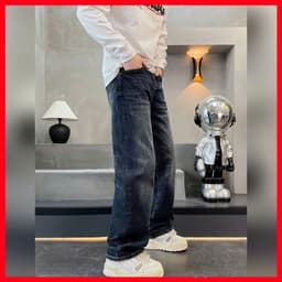 QUẦN JEAN NAM FORM RỘNG, THOẢI MÁI - CÁ TÍNH - DỄ PHỐI ĐỒ QJ-9865 VIC 3