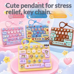 HN Đồ chơi bàn phím giảm căng thẳng dễ thương với các nút bấm vui nhộn 1