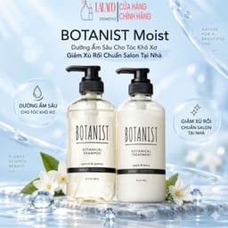 Bộ Gội Xả BOTANIST Moist 460ml Dưỡng Ẩm Sâu Cho Tóc Khô Xơ, Giảm Xù Rối Chuẩn Salon Tại Nhà 1