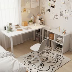 Kệ sách tổ ong 8 ô chất liệu gỗ MDF cao cấp decor phòng đẹp thương hiệu LUX10 5