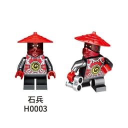 [IN LƯNG]Mô Hình Nhân Vật Ninjago Lính Đá,Lính Xương-Minifigures Ninjago Pilot,season 2 5