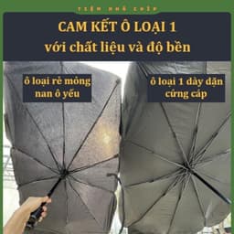 Ô Che Nắng Kính Lái Ô Tô Cao Cấp – Chống Nóng, Chống Tia UV, Bảo Vệ Nội Thất, Gấp Gọn Tiện Lợi HĐ99 8