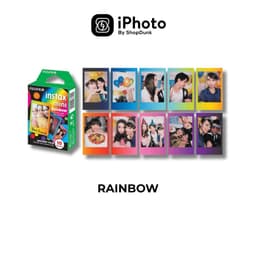 Film Chụp Ảnh Lấy Liền Instax Mini - Viền Màu Dùng Cho Máy Ảnh Instax Mini 12, Mini 13 Mini Evo 8