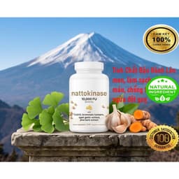 Viên Nattokinase 10,000 FU, Bổ Sung Sức Khỏe Tế Bào, Tăng Cướng Sức Khỏe Tim Mạch, Chống Đột Quỵ_RẤT RẺ  1