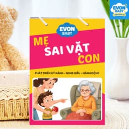 Thẻ Flash EVON BABY dạy bé tập nói - Bé nghe hiểu và làm theo hành động - Mẹ Sai Vặt Con 1