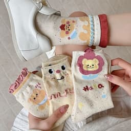 Combo 10 Đôi Tất Nữ Cô Cao Hình Thú – Ngộ Nghĩnh, Đáng Yêu, Nhiều Mẫu 6