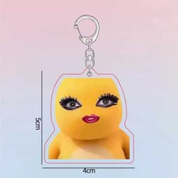 Móc Khóa Nailong Khủng Long  Meme Nhựa Acrylic Treo Balo-Qùa Tặng Bạn Bè 2