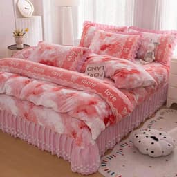 Sét Ga Gối Nỉ Phủ Bèo 3 Món 5d Xinh Xuất Sắc, Ga Trải Giường Họa Tiết Sinh Động Chất Nỉ Mềm Mại Shopgagoigiare.vn 7