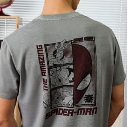 Áo Thun Nam ICONDENIM Marvel Spiderman Behind The Mask ATID0767 3