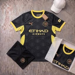 Bộ Quần Áo Bóng Đá CLB Manchester City 26/27 - Vải Polyester Gai Thái Cao Cấp 5