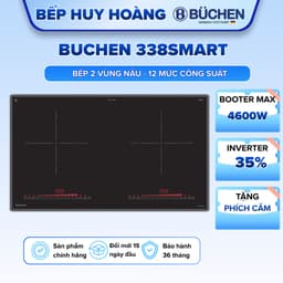 Bếp từ đôi BUCHEN 338SMART | Model 2026 | Inverter tiết kiệm điện 1