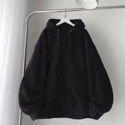 < Rẻ Vô Địch > Áo Khoác Hoodie Zip  Unisex Thêu Not Freely -  Form Rộng Chất Liệu Nỉ 2 Da  -chữ thập 5