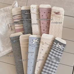 🧦 SET 10 ĐÔI TẤT VỚ NỮ HỌA TIẾT HOẠT HÌNH DỄ THƯƠNG 5