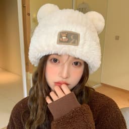 Mũ lông nữ Hàn Quốc NOVSET bucket lông cừu ulzzang đẹp mùa đông thời trang đủ màu trắng, nâu, be xinh(T2-KHO5) 6