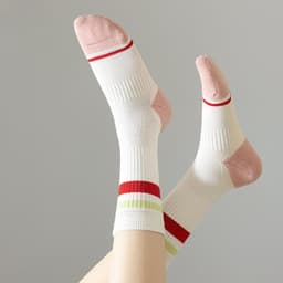 Tất/Vớ cotton Thể Thao Thoáng Khí Khử Mùi Cho Nữ, Phối Màu Trẻ Trung, Năng Động 4