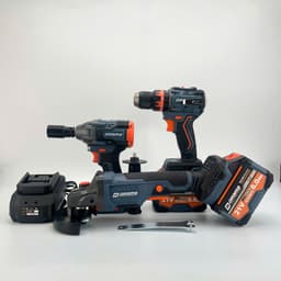 [COMBO 6 MÓN] Máy Khoan + Siết Bulong + Mài Pin DRAMA CB-KMX9630, 2 Pin 15 Cell 6.0Ah, BH 6 Tháng 3
