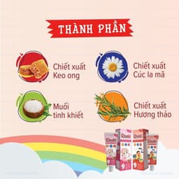 Combo Bàn Chải Sợi Tơ Mềm Và Kem Đánh Răng Thảo Dược Ích Nhi Cho Bé Dưới 6 Tuổi 50g 5