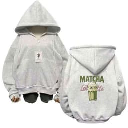 Áo khoác hoodie nỉ , thiết kế unisex hiện đại, form rộng màu xám tiêu - chữ BOSTIONER -thoitra.ng 9