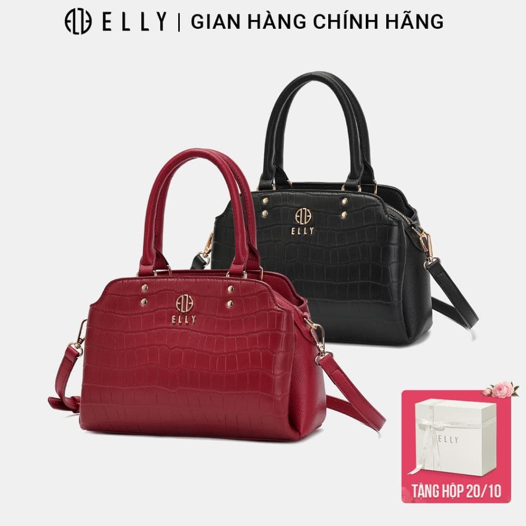 Túi Xách Nữ ELLY EL358 Cao Cấp Da Tổng Hợp Đeo Tay Đeo Vai Đeo Chéo Thời Trang Thanh Lịch Sang Trọng