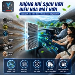 Lọc Gió Điều Hòa VinFast VF3 VF5 VF6 VF7 VF8 VF9 Limo Green | Than Hoạt Tính Khử Mùi Cao Cấp 7