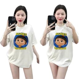 ( Áo Thun MỎNG ) Áo thun Nữ chữ ANNNES -thời trang học sinh chất cotton su tay lỡ Mặc mát mẻ -Thoitrang98 5