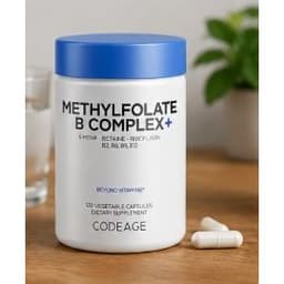 Codeage Methylfolate B Complex+ 120 Viên | 5-MTHF, Methyl B12, Vitamin B2 B6 B9 Chính Hãng Mỹ 1